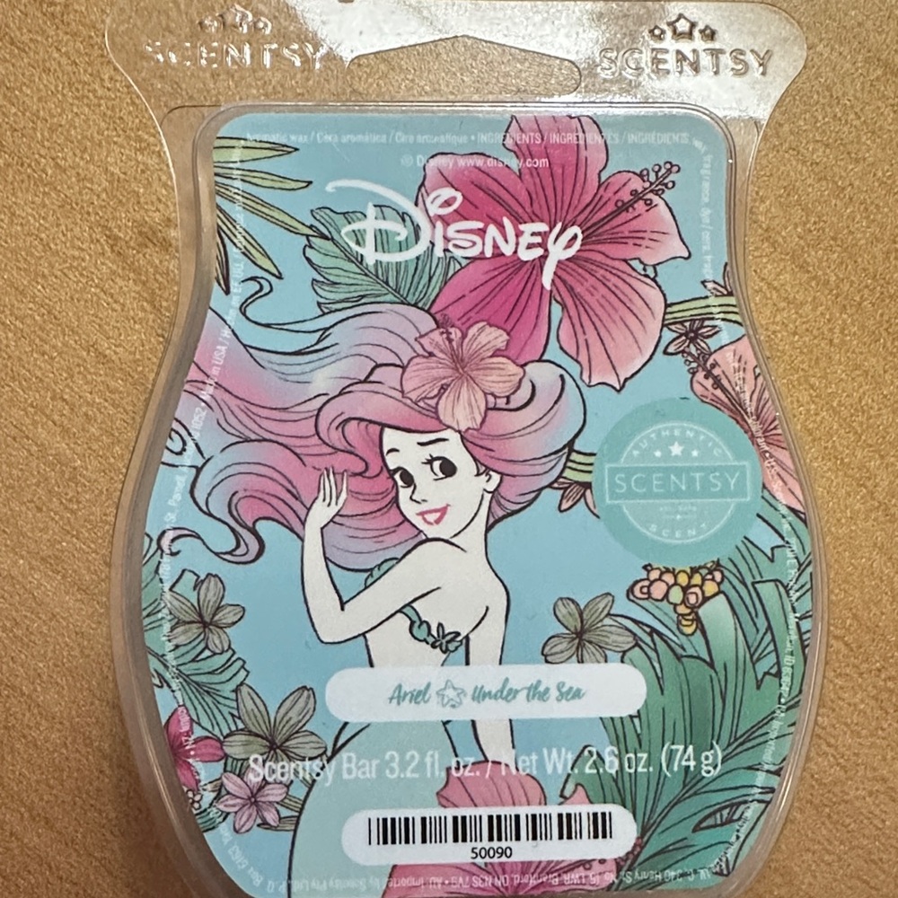 Scentsy Disney Ariel Floral Wax Bar